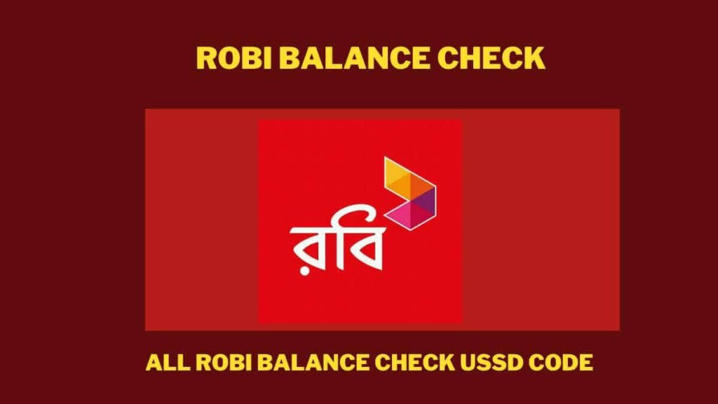 Robi Balance Check